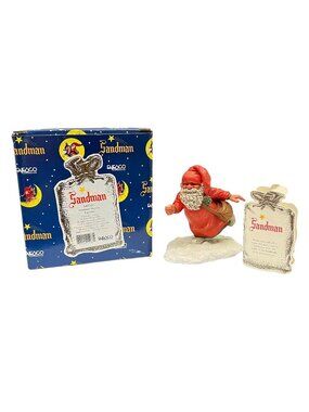 Enesco Sandman Skating Figurine Klaus Wickl 1994 Christmas Decor 340510